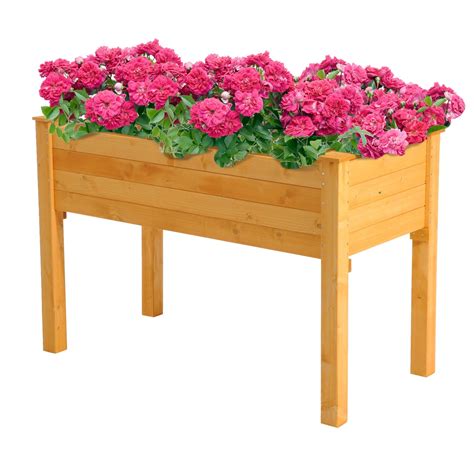 raised planter boxes with legs